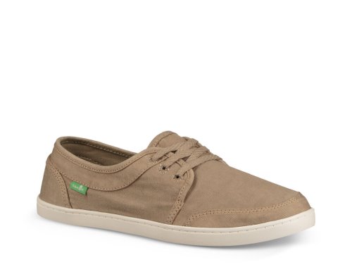 Chaussures Sanuk Pair O Dice Lace Femme - Kaki LRHZBE376